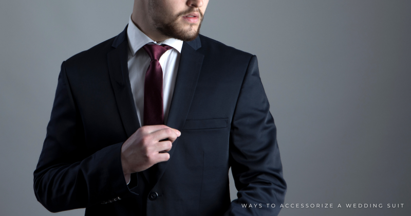 Ways to Accessorize a Wedding Suit